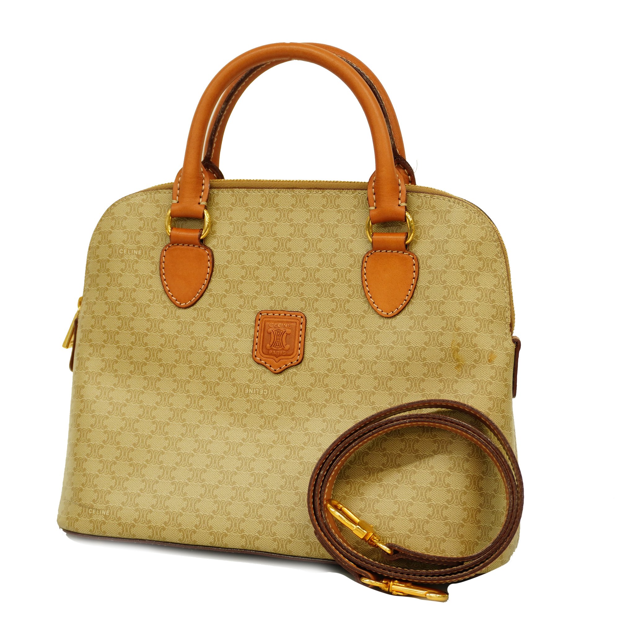Celineauth Macadam 2way Bag Women's Pvc Handbag,Shoulder Bag Beige